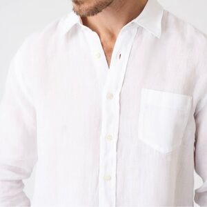 TOSCANO FIRENZE Men’s 100% Pure Italian Linen Resort Shirt
